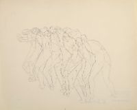 Study of Figures in Procession