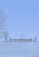 Early Spring, 2011, Looking Southwest from Commissioners Rd. at Wellington Rd.