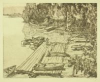 LANDING ON THE NOTTAWASAGA RIVER