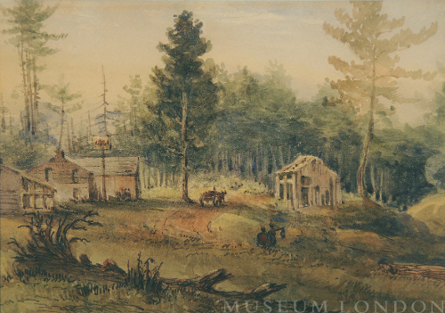 ENTRANCE TO THE WEST END OF LONDON, CANADA WEST