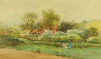 SPRING IN THE HOP COUNTRY, TRUGGHURST, KENT, ENGLAND