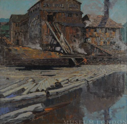 SAWMILL IN ACTION