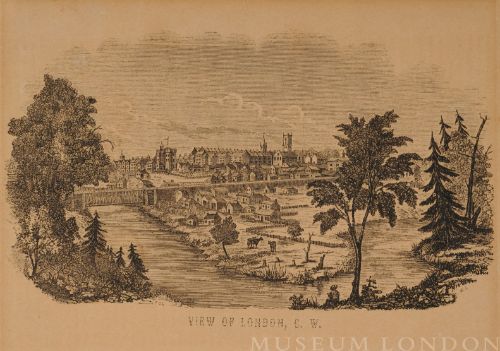 VIEW OF LONDON, C. W.