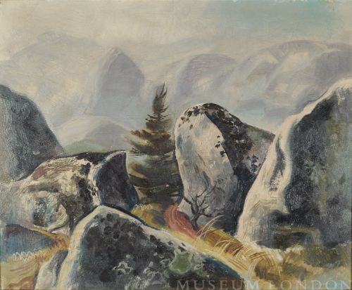 ROCKS AND FOG, NOVA SCOTIA
