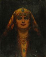 HEAD OF A GYPSY WOMAN