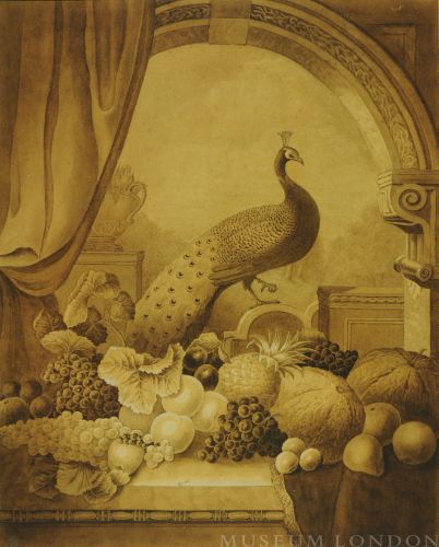 STILL LIFE WITH PEACOCK