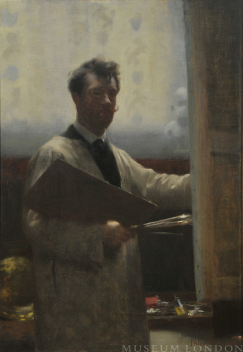 The Artist in his Studio (Self Portrait)