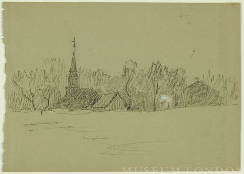LANDSCAPE WITH CHURCH