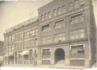 Exterior of Line, McDonald & Co. and Lawson and Jones Buildings