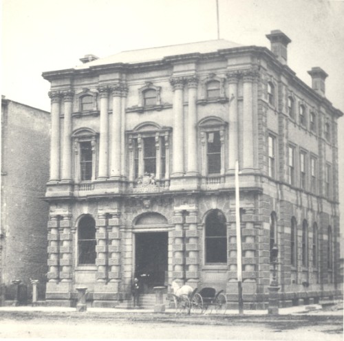 OLD POST OFFICE; QUEENS AND RICHMOND STS.