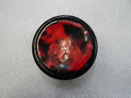 Set of 10 Black and Red Drawer Pulls