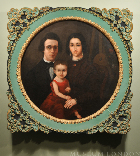 SELF-PORTRAIT WITH WIFE AND DAUGHTER