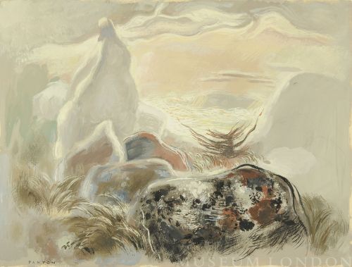 SKETCH FOR "ROCKY SHORE"