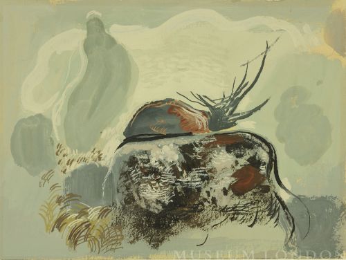 SKETCH FOR "ROCKY SHORE"