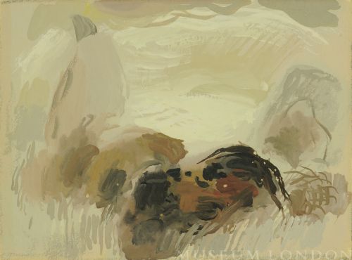 SKETCH FOR "ROCKY SHORE"