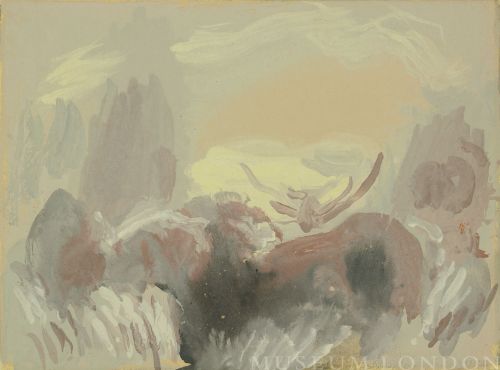 SKETCH FOR "ROCKY SHORE"