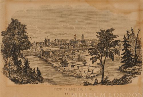 VIEW OF LONDON, C. W.