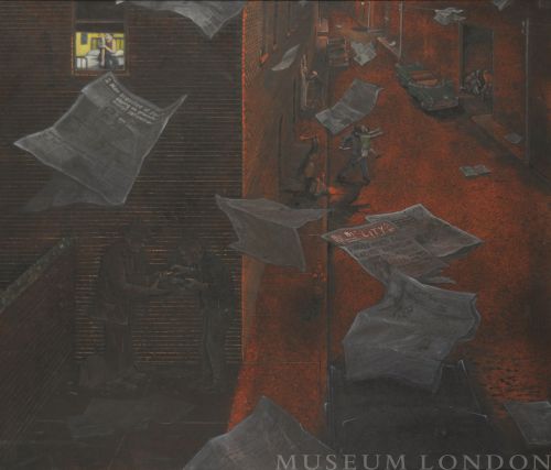 Crime is Disappearing from the Streets (from the series "Glory to Man in the Highest: A Socio-Religious Satire")