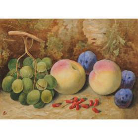 PEACHES, PLUMS AND GRAPES