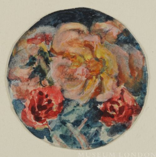 TWO RED ROSES AND ONE WHITE TULIP