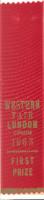 Western Fair, First Prize Ribbon for Rug Hooked, Wool Material