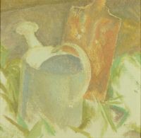 WATERING CAN AND SPADE