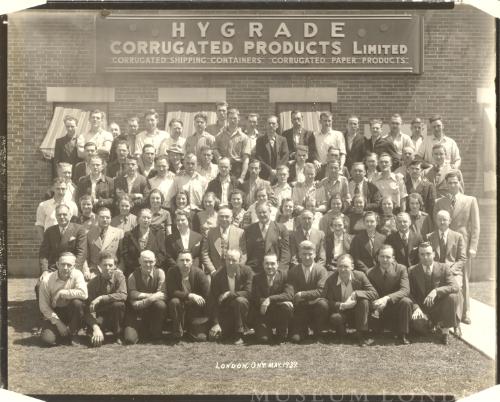 Hygrade Corrugated Staff Photo, 1939