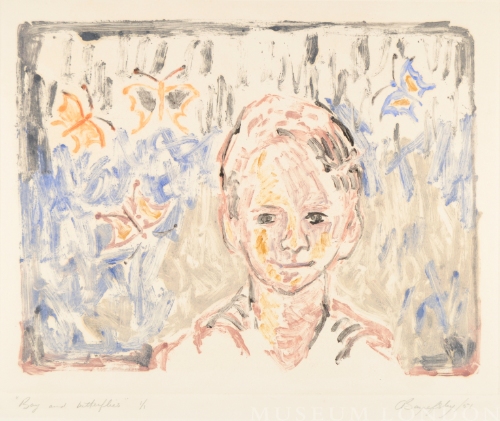 Boy and Butterflies