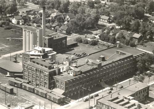 Aerial View of Kellogg's Factory