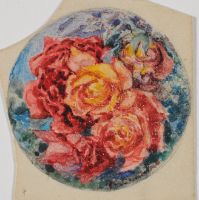 FIVE RED ROSES