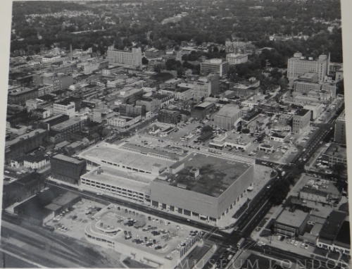 Downtown London (Aerial view - northwest)