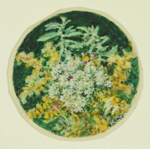 QUEEN ANNE'S LACE, GOLDEN ROD AND DAISIES