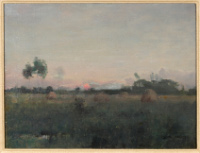 Sunset, Barbizon, France