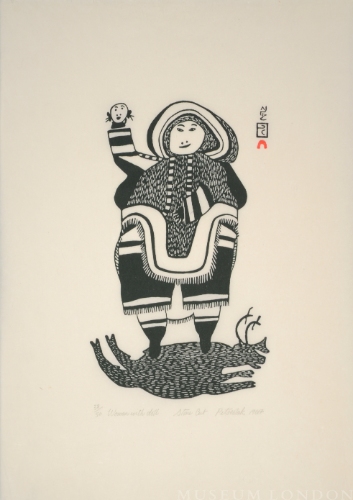 WOMAN WITH DOLL