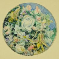 WHITE ROSES AND TROUT LILY