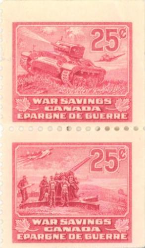 Canada Revenue War Savings Stamps