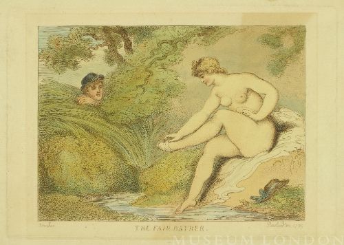 THE FAIR BATHER (AFTER BOUCHER)
