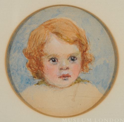YOUNG GIRL CHILD WITH RED HAIR
