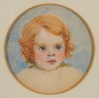 YOUNG GIRL CHILD WITH RED HAIR