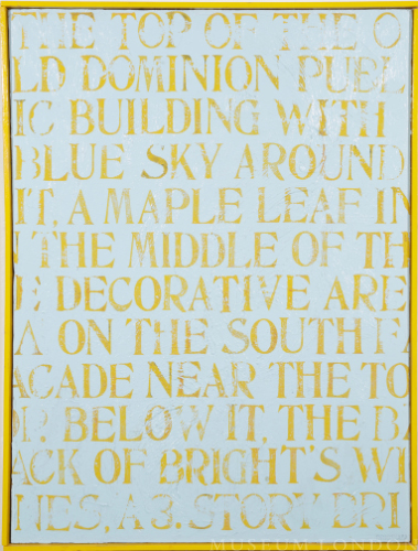 YELLOW AND BLUE PRINTING