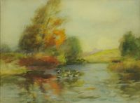 LANDSCAPE WITH DUCKS