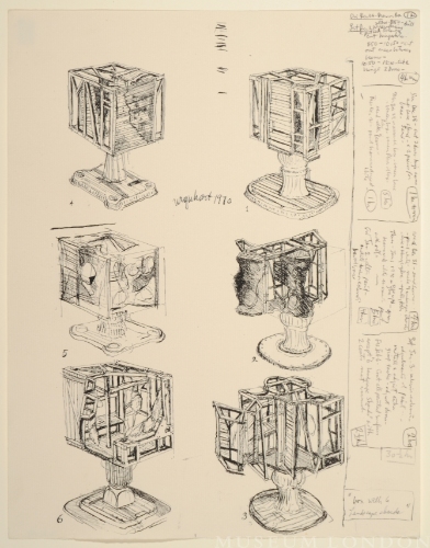 BOX WITH SIX LANDSCAPE SHARDS