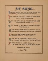 MY SONG [ILLUSTRATED VERSE]