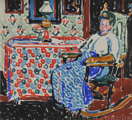 COTTAGE INTERIOR, WEST SAUGERTIES, NEW YORK