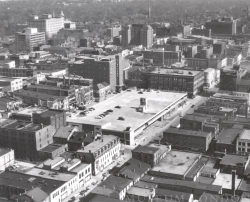 Aerial View of Downtown London