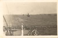 The Largest Fleet of Liners to Cross the Atlantic at One Time, c.1914
