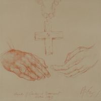 HANDS AND PECTORAL CROSS