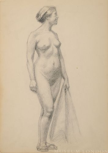 MODEL OF A NUDE LADY…