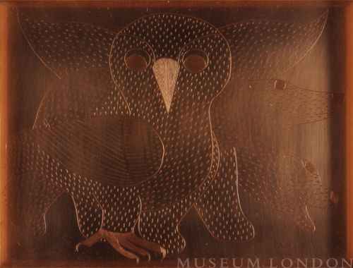 COPPER PLATE FOR "THE RED OWL"