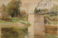 KING STREET FOOTBRIDGE, FORKS OF THE THAMES